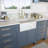 24'' L x 18" W Farmhouse Kitchen Sink White Ceramic Single Bowl Kitchen Sink Apron Front Sink