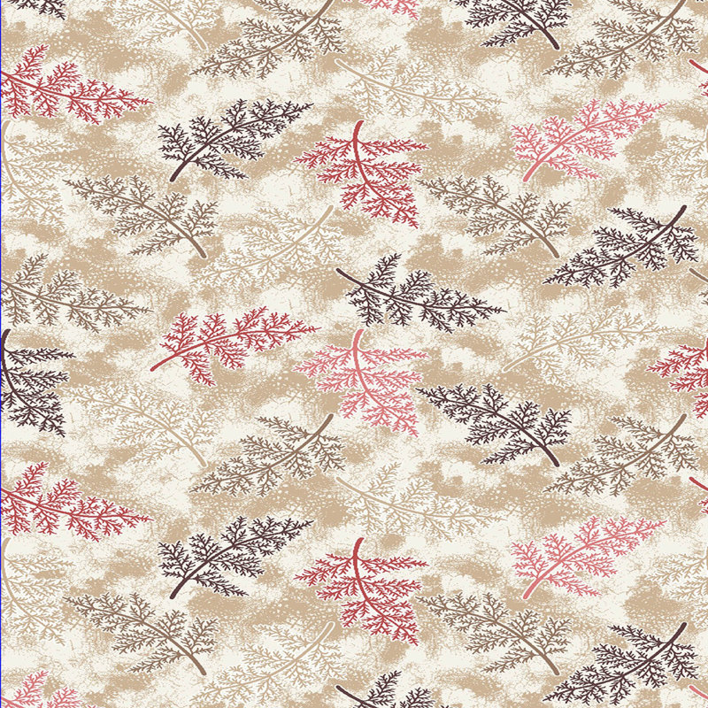 Tapis rose / beige en polyester tissé à la machine Cribbs, Rectangle 3 pi 3 po x 6 pi 7 po