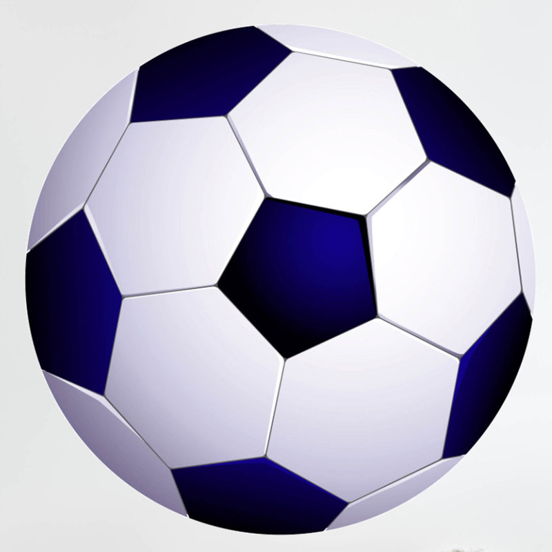 Adhésif décoratif ballon de soccer I, H 36 po x l 36 po