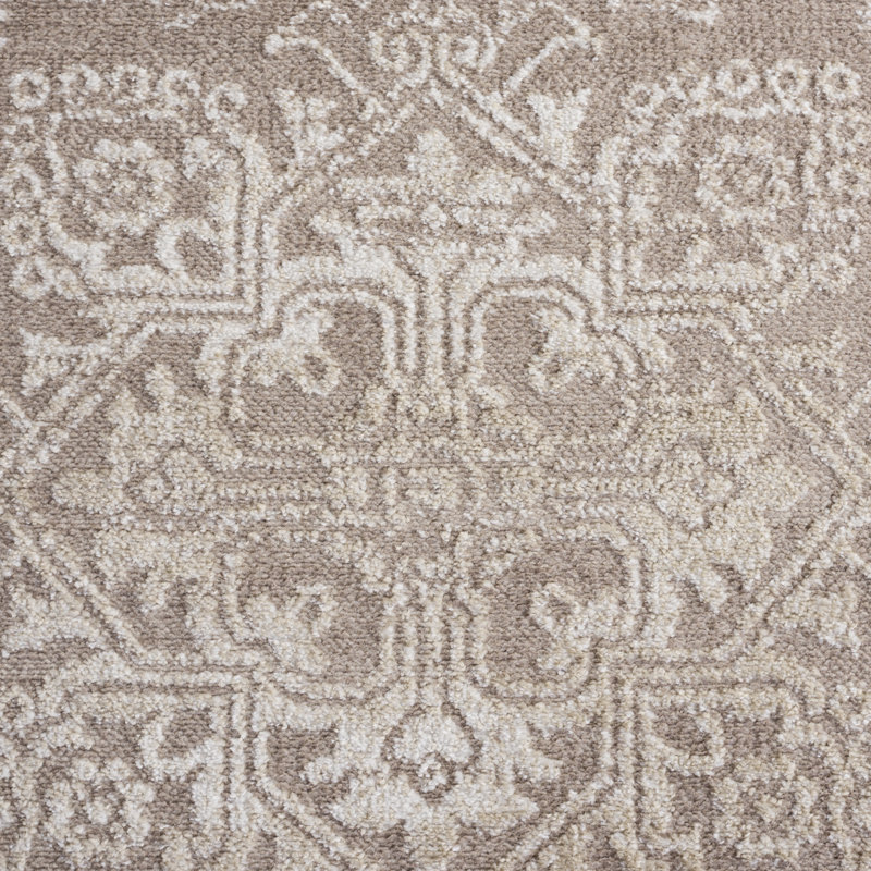Chamber Power Loom Performance Oriental Indoor Rug, 6'-7" x 6'-7" Round
