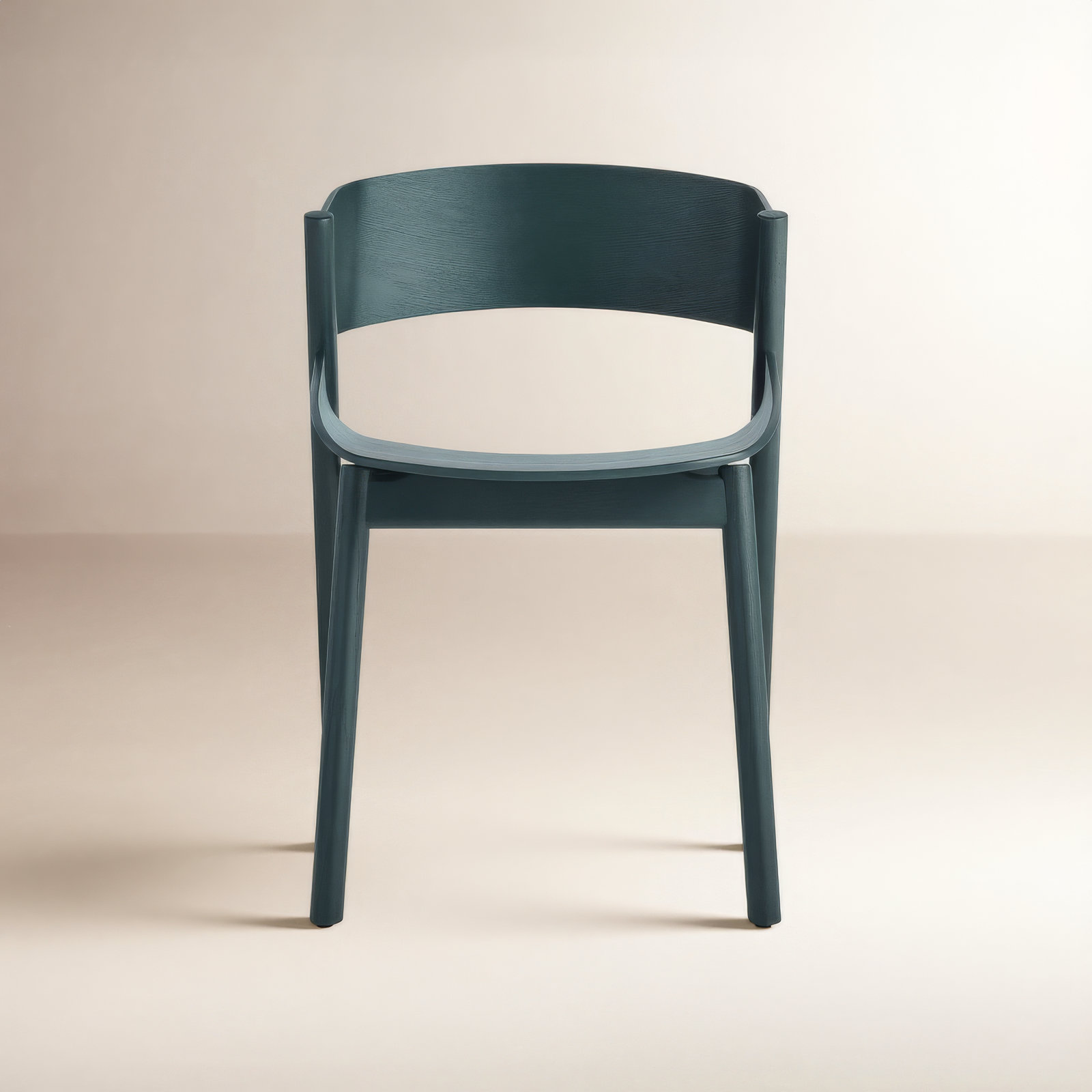 Port Oak Dining Chair, Navy Green on Ash