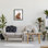 «Woodland Creatures Nature Animals - Floater Frame», impression sur toile