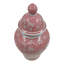 Pot de temple en céramique avec couvercle sculptural Chinoiserie-1333866869