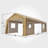 13 pi. L 20 pi. D Auvent-97087993