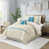 Beige/Blue