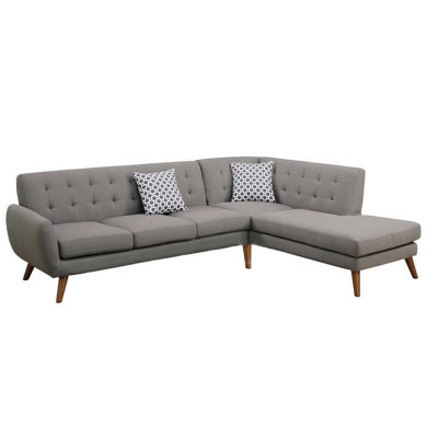 Upholstered L-Shaped Sectional Right Hand Facing