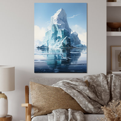 Glacier Majesty - Glacier Print on Metal