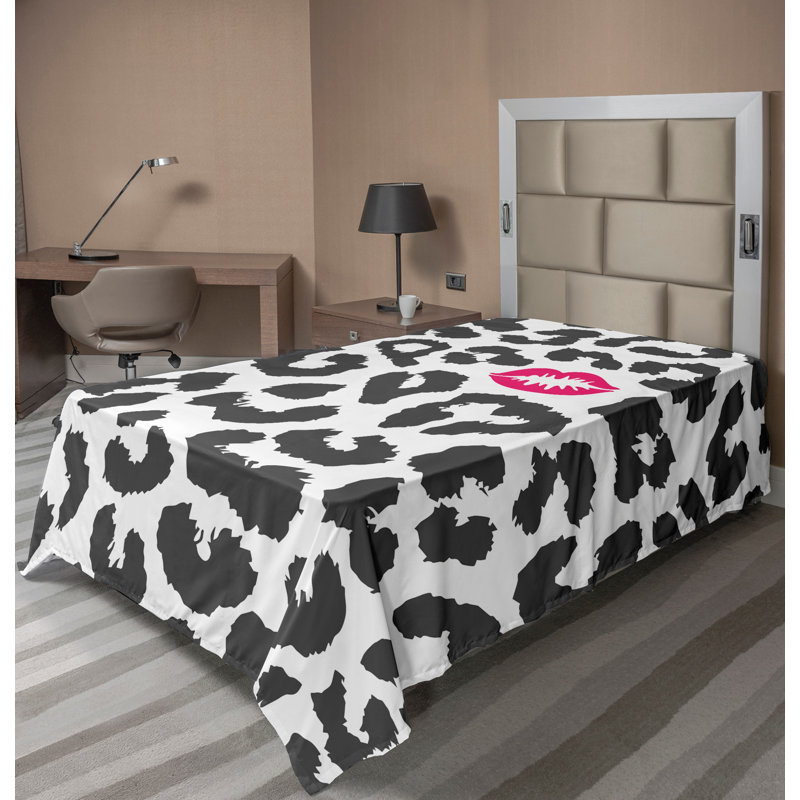 Drap plat Ambesonne Savannah, Simple extra long