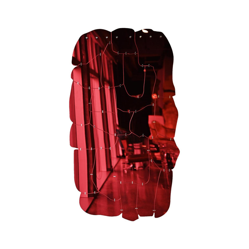 Rectangle Acrylic Mirror, Red