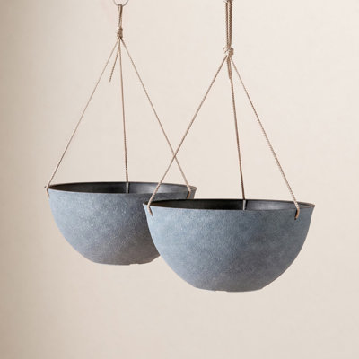 Boxdale 2-Piece Hanging Planter Set