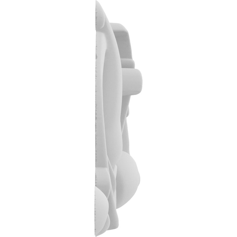 Applique Kirby Rosette, H 2,5 po x l 5 po x P 0,5 po, Droite