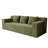 71" Corduroy Sofa - No Assembly Deep Seat Couch