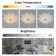 45 Inch Dimmable Led Ceiling Fan With Lights, Remote Control And App