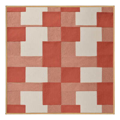 Machine Washable Botanical Brown Area Rug