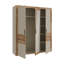 3 Door Manufactured Wood Wardrobe