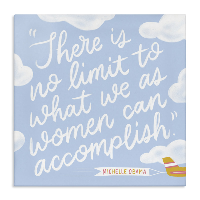 Art mural sur toile, "Women Accomplment" par Joylark Studio, H 24 po x l 24 po