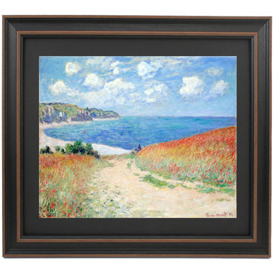 Path In The Wheat Fields At Pourville By Claude Monet