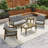 5-Piece Outdoor Conversation Set, Perfect for Entertaining with Included Tables-115310826-115310828