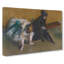 Ballet Ballerina Dancer Waiting by Edgar Degas - Wrapped Canvas Painting-61876081