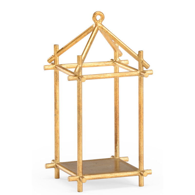 Baton Lantern, 7.5" H x 4.25" W x 4.25" D