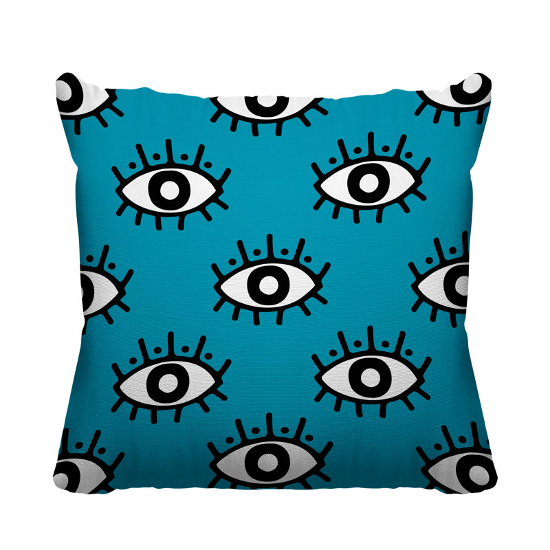 Coussin Ankara, L 15 po x H 15 po, Rouge
