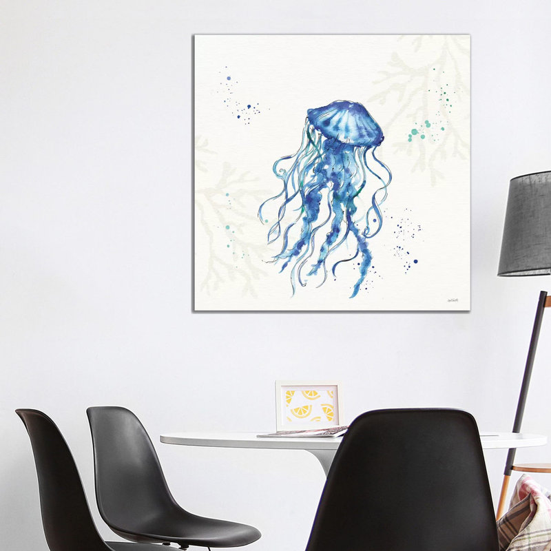 Deep Sea V No Words 1 Piece Wrapped Canvas Painting, 93.98 cm H x 93.98 cm W