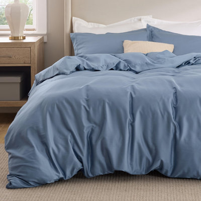 Bedsure Lyocell Cotton Hybrid Duvet Cover