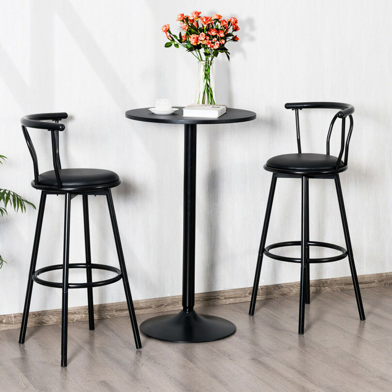 Round Metal Base Dining Table
