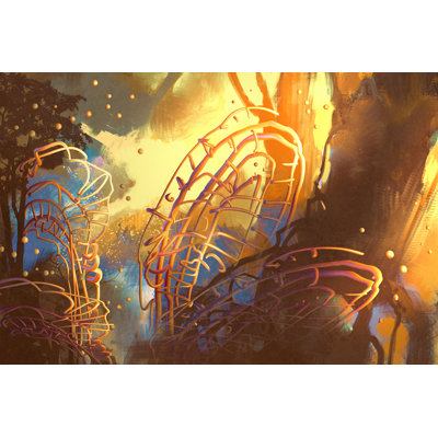 Fantasy Forest by Fantasy Forest - Wrapped Canvas Print