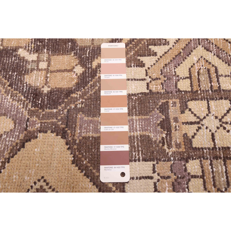 Tapis brun Antalya Vintage 6 pi 8 po x 9 pi 10 po