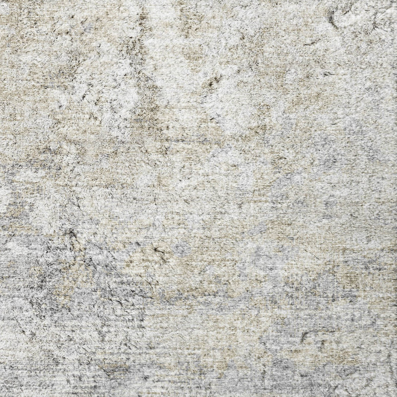 Premium Machine Washable Dream Shag ADS70 Soft Abstract Rug, Ivory, 9' x 12'