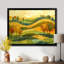 Paysage champêtre doré en automne II - campagne, art mural-46669060-46669067-46669062