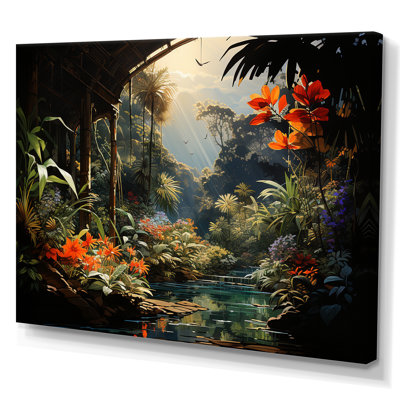 «Vietnam Tropical Rainforest Reverie», reproduction sur toile