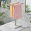 KES Countertop Hand Towel Stand with Marble Base 15-inch Brushed Finish-114247423