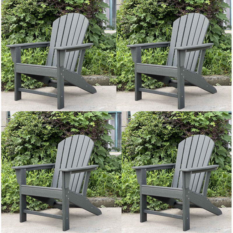 Arneson Outdoor Adirondack Chair, Slate Gray