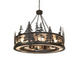 45" Wide Tall Pines Pendant