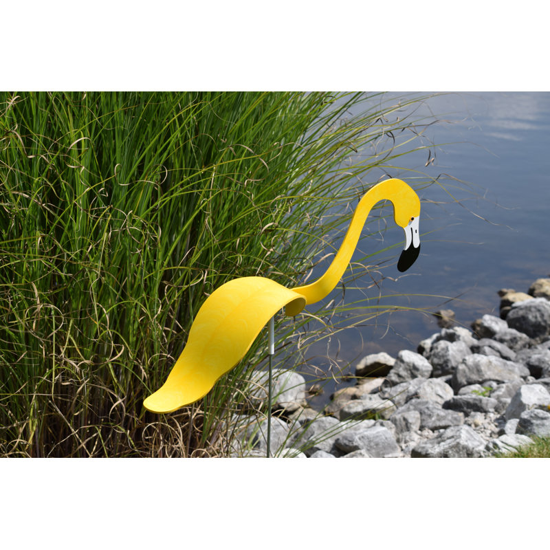 Art de jardin Emersyn Kelly Flamingo, Or