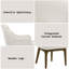 Ensemble de 2 chaises d'appoint Kasha Chenille