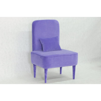 Pastel Velvet Accent Chair