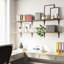 Tablettes murales en bois rustique de 60 pouces de long, tablette flottante pour chambre à coucher, salon, cuisine, 1 pièce, finition brûlée