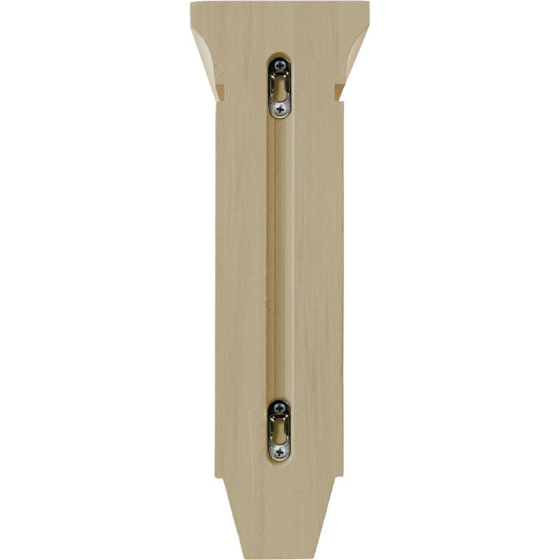 Corbeau en bois Lucan, Hévéa, H 14 po x l 4,5 po x P 9 po