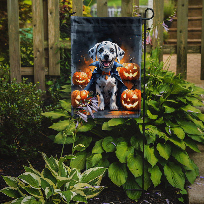 Drapeau de jardin chiot Halloween, Dalmatien