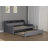 Twin Size Daybed With Trundle, Upholstery Daybed With LED Light Charging Station