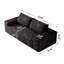 Causeuse confortable 63 po 2 places - Installation sans tracas pour la maison et le bureau-742768780