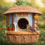 Tiki Bar Birdhouse