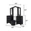 Ensemble coiffeuse avec tabouret et miroir Rausch-47312922
