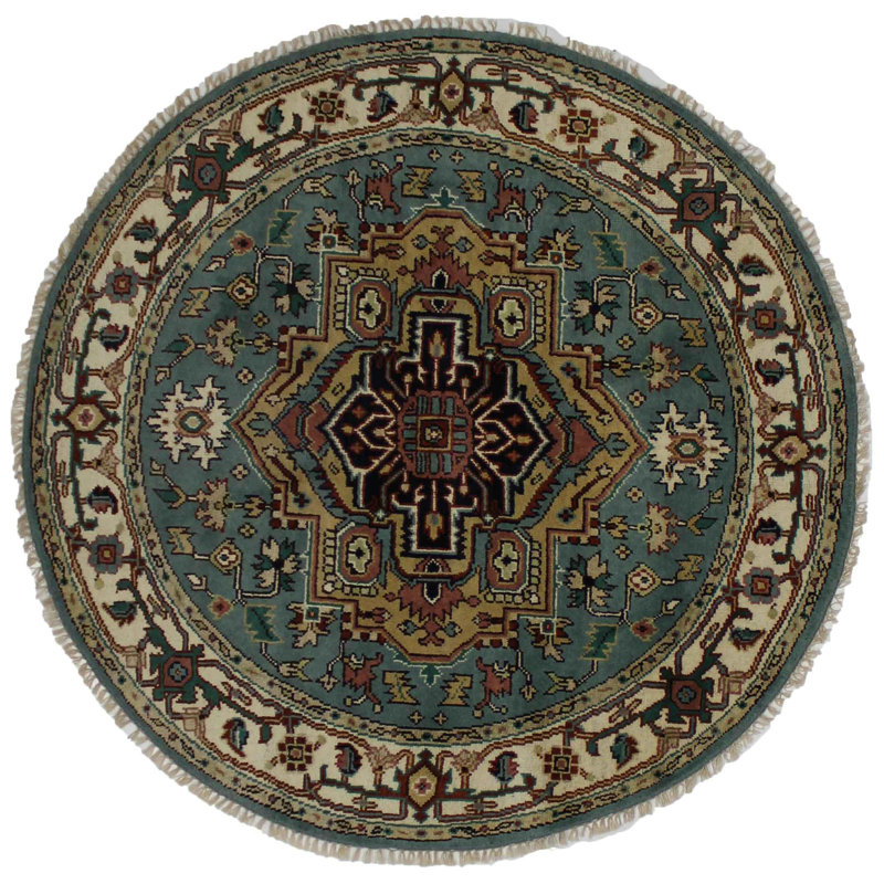Katelina Oriental Area Rug in Blue