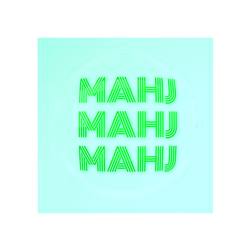 Mahj Mahj Mahj Mahjong Candy Catchall Dish, Green, 8"W x 8"D x 2"H