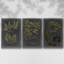 Garden Structures I, ensemble de 3 toiles encadrées-97792765-97792766