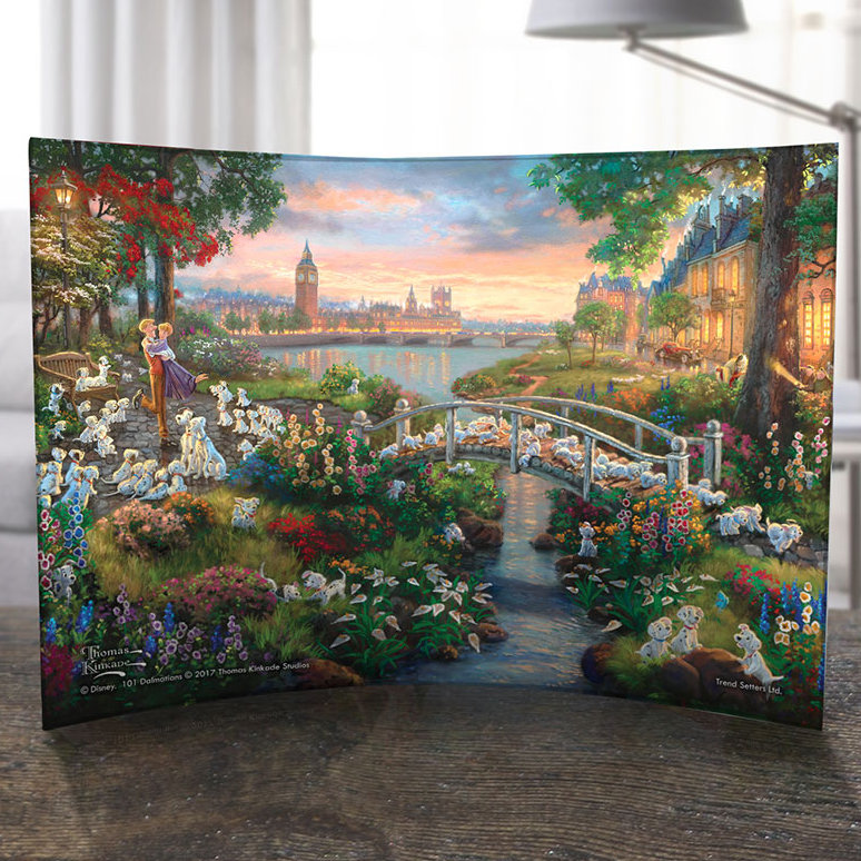 Disney (101 Dalmatians) 10" x 7" Curved Acrylic Print Trend Setters